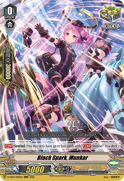 Image for Black Spark, Munkar (D-VS04: V Clan Collection Vol.4) (D-VS04/007EN) - Cardfight Vanguard