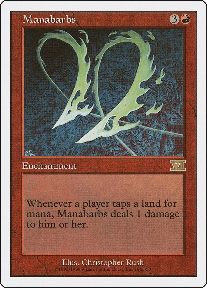 Image for Manabarbs (Classic Sixth Edition) (194) - Magic: The Gathering