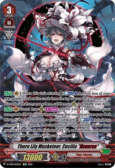 Image for Thorn Lily Musketeer, Cecilia "Reverse" (SP) (D-VS04: V Clan Collection Vol.4) (D-VS04/SP12EN) - Cardfight Vanguard