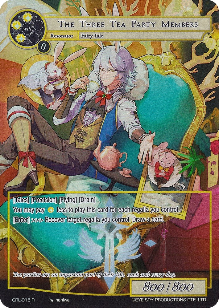 Image for The Three Tea Party Members (Full Art) (Game of Gods: Reloaded) (GRL-015) - Force of Will
