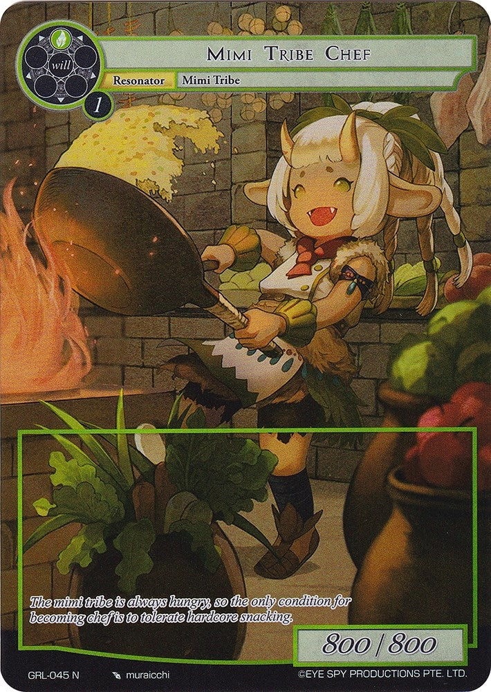 Image for Mimi Tribe Chef (Full Art) (Game of Gods: Reloaded) (GRL-045) - Force of Will