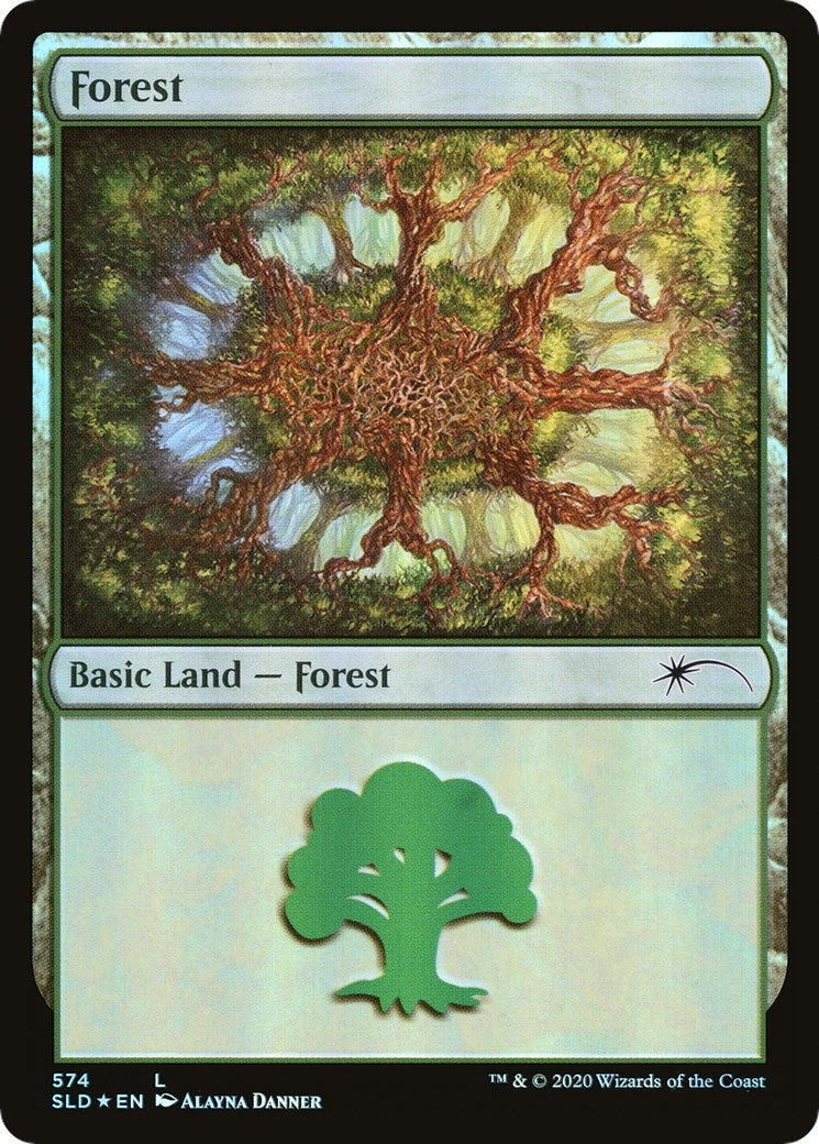 Image for Forest (574) (Secret Lair Drop Series) (574) - Magic: The Gathering