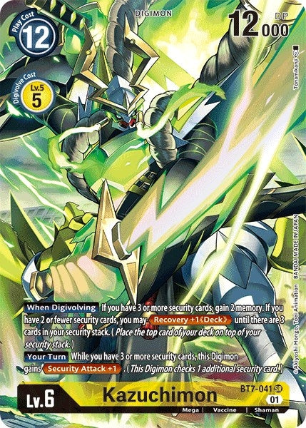 Image for Kazuchimon (Alternate Art) (BT07) (BT7-041 SR) - Digimon Card Game