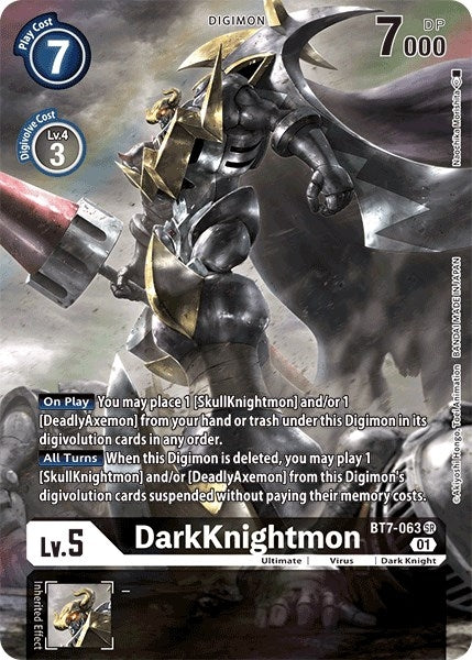 Image for DarkKnightmon (Alternate Art) (BT07) (BT7-063 SR) - Digimon Card Game