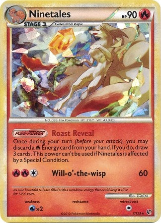 Image for Ninetales - 7/123 (Cracked Ice) (Blister Exclusives) (007/123) - Pokemon