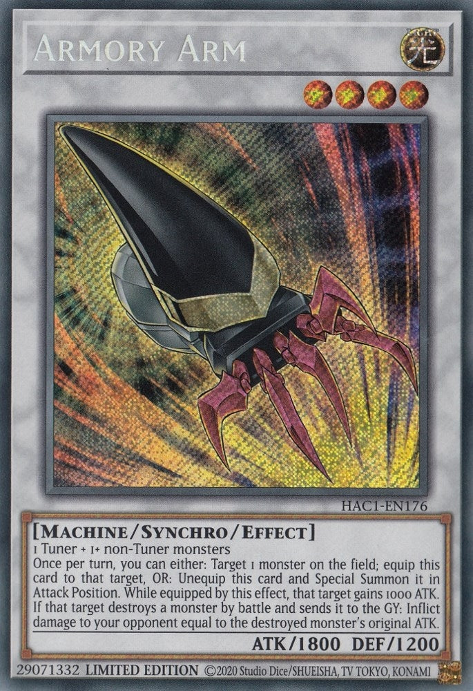 Image for Armory Arm (Hidden Arsenal: Chapter 1) (HAC1-EN176) - YuGiOh