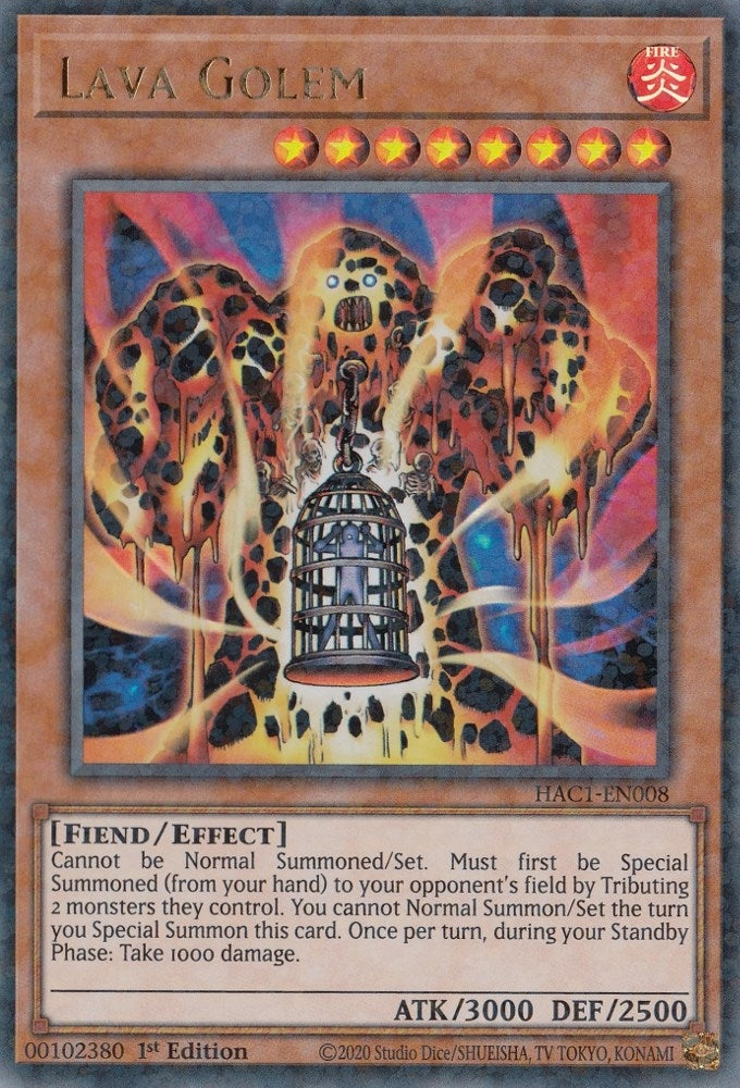 Image for Lava Golem (Duel Terminal) (Hidden Arsenal: Chapter 1) (HAC1-EN008) - YuGiOh