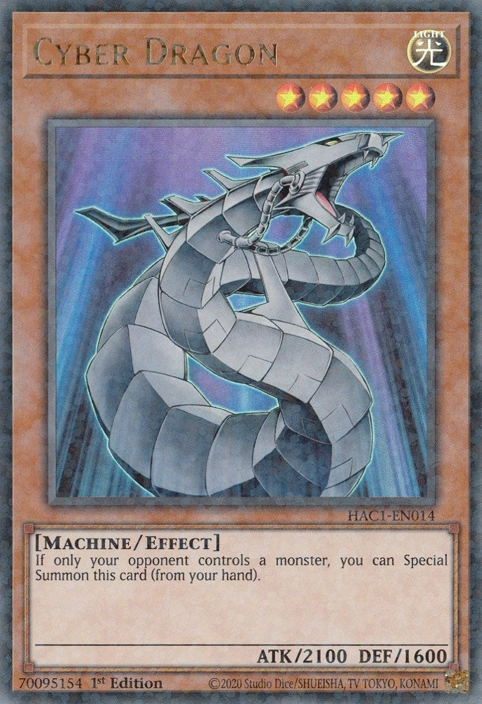 Image for Cyber Dragon (Duel Terminal) (Hidden Arsenal: Chapter 1) (HAC1-EN014) - YuGiOh