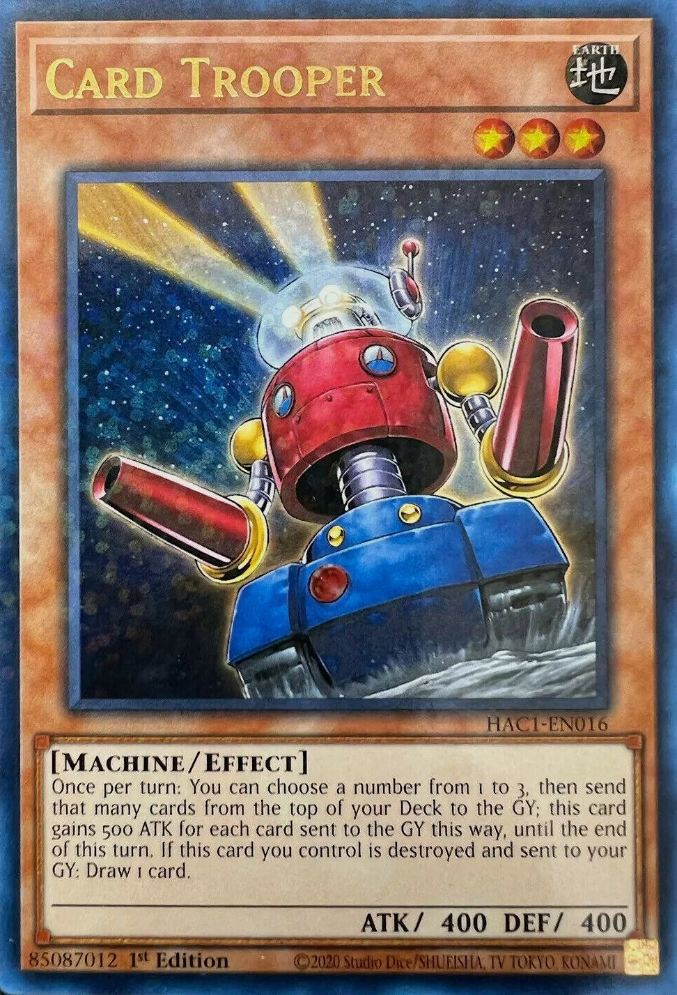 Image for Card Trooper (Duel Terminal) (Hidden Arsenal: Chapter 1) (HAC1-EN016) - YuGiOh