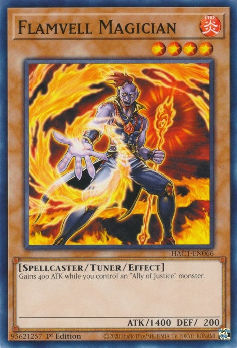 Image for Flamvell Magician (Hidden Arsenal: Chapter 1) (HAC1-EN066) - YuGiOh