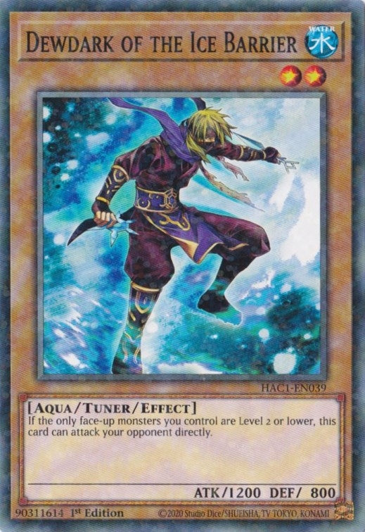 Image for Dewdark of the Ice Barrier (Duel Terminal) (Hidden Arsenal: Chapter 1) (HAC1-EN039) - YuGiOh