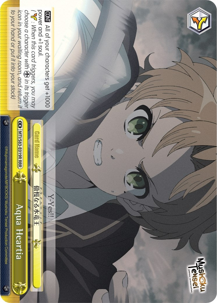 Image for Aqua Heartia (RRR) (Mushoku Tensei: Jobless Reincarnation) (MTI/S83-E019R RRR) - Weiss Schwarz