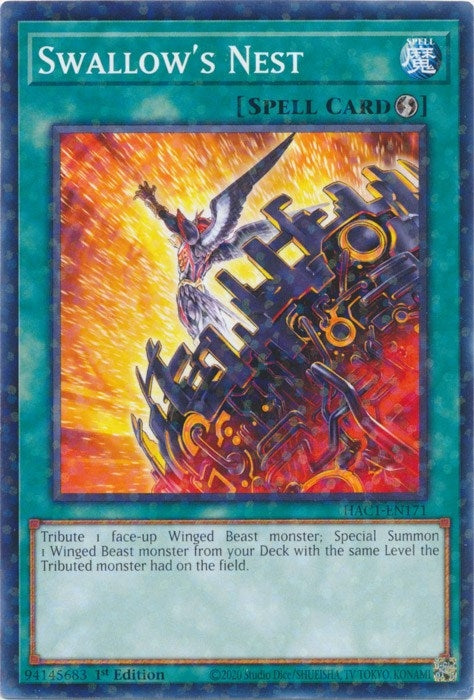 Image for Swallow's Nest (Duel Terminal) (Hidden Arsenal: Chapter 1) (HAC1-EN171) - YuGiOh