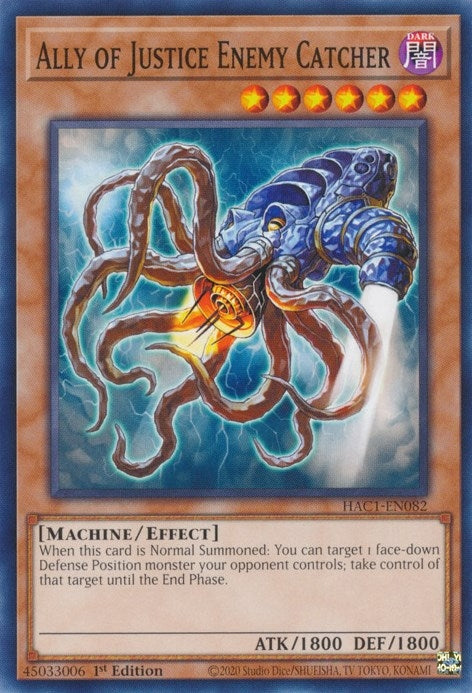 Image for Ally of Justice Enemy Catcher (Hidden Arsenal: Chapter 1) (HAC1-EN082) - YuGiOh
