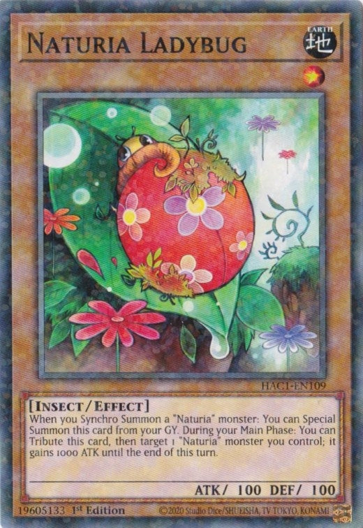 Image for Naturia Ladybug (Duel Terminal) (Hidden Arsenal: Chapter 1) (HAC1-EN109) - YuGiOh