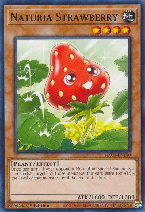 Image for Naturia Strawberry (Hidden Arsenal: Chapter 1) (HAC1-EN110) - YuGiOh