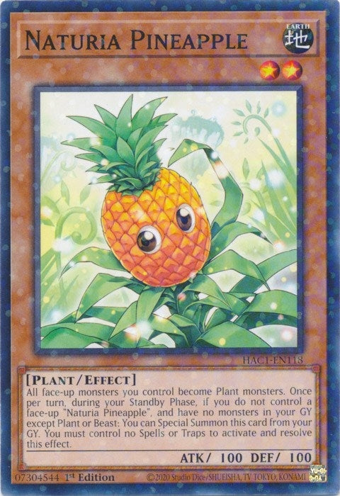 Image for Naturia Pineapple (Duel Terminal) (Hidden Arsenal: Chapter 1) (HAC1-EN118) - YuGiOh
