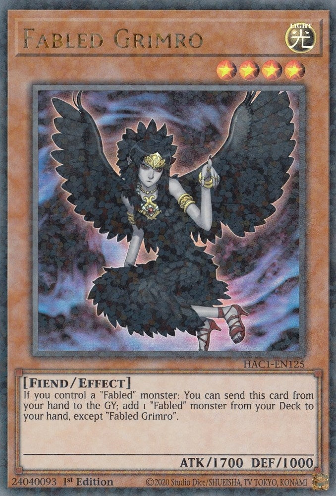 Image for Fabled Grimro (Duel Terminal) (Hidden Arsenal: Chapter 1) (HAC1-EN125) - YuGiOh
