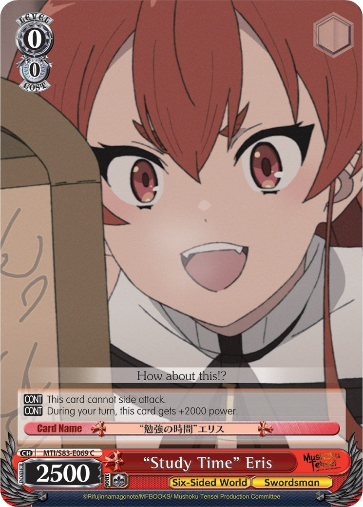 Image for "Study Time" Eris (Mushoku Tensei: Jobless Reincarnation) (MTI/S83-E069 C) - Weiss Schwarz