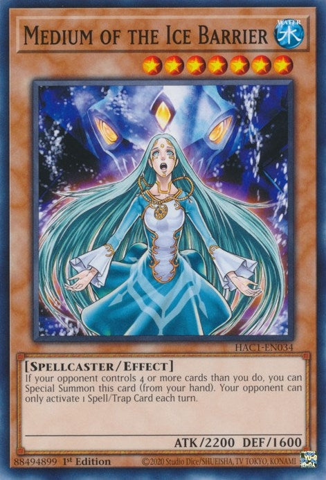 Image for Medium of the Ice Barrier (Hidden Arsenal: Chapter 1) (HAC1-EN034) - YuGiOh