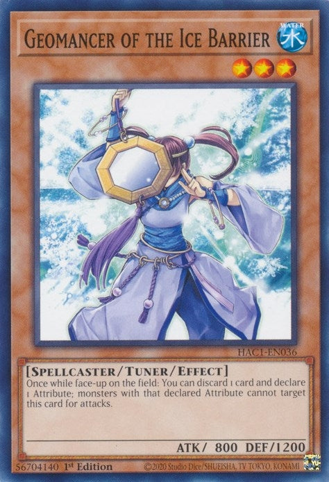 Image for Geomancer of the Ice Barrier (Hidden Arsenal: Chapter 1) (HAC1-EN036) - YuGiOh