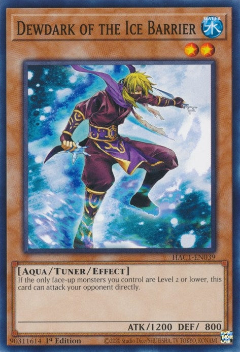 Image for Dewdark of the Ice Barrier (Hidden Arsenal: Chapter 1) (HAC1-EN039) - YuGiOh