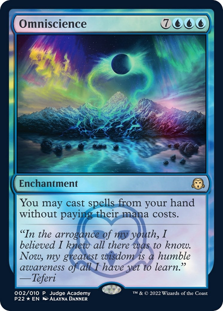 Image for Omniscience (Judge Promos) (2) - Magic: The Gathering