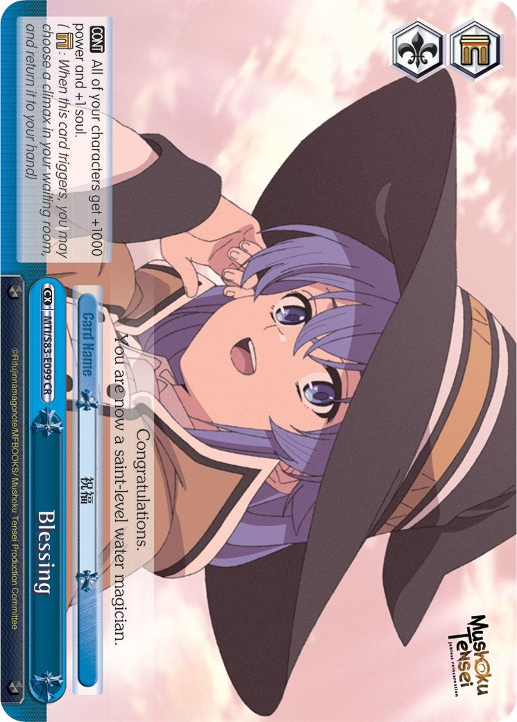 Image for Blessing (Mushoku Tensei: Jobless Reincarnation) (MTI/S83-E099 CR) - Weiss Schwarz