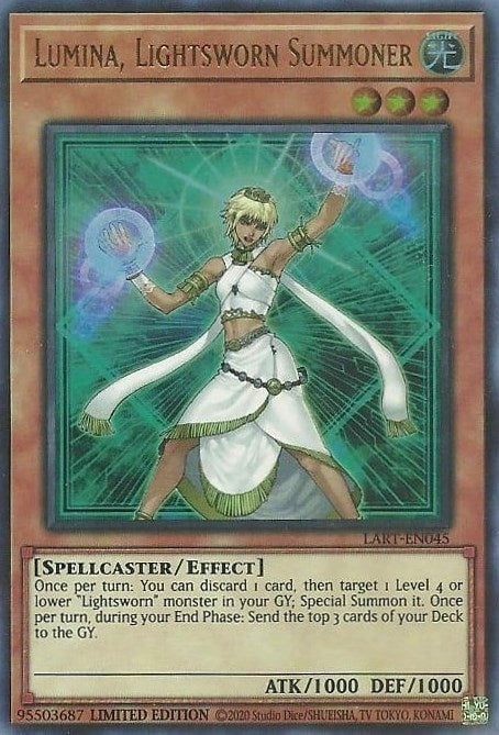 Image for Lumina, Lightsworn Summoner (The Lost Art Promotion) (LART-EN045) - YuGiOh