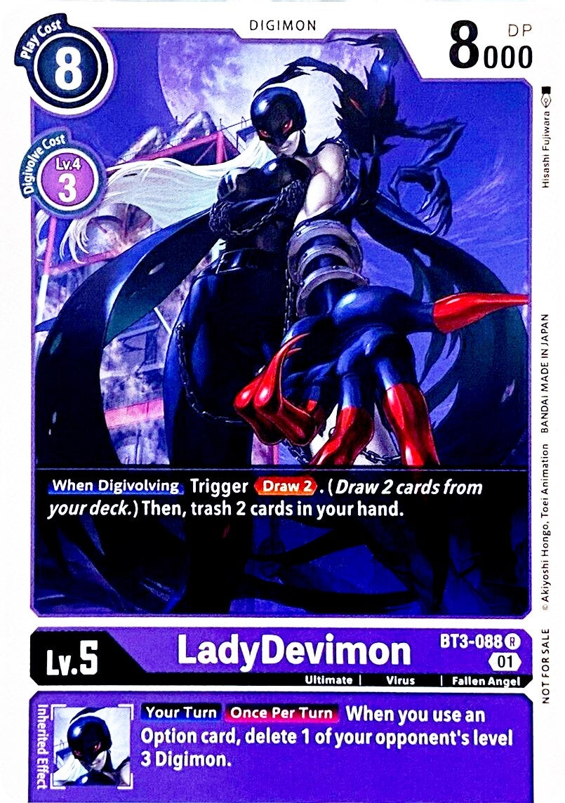 Image for LadyDevimon - BT3-088 (Official Tournament Pack Vol.4) (BT01-03A) (BT3-088 R) - Digimon Card Game