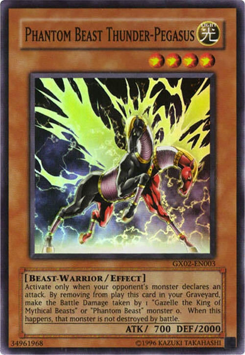 Image for Phantom Beast Thunder-Pegasus (GX Tag Force Promo) (GX02-EN003) - YuGiOh