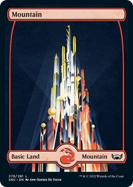 Image for Mountain (279) (Streets of New Capenna) (279) - Magic: The Gathering