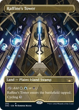 Image for Raffine's Tower (Borderless) (Streets of New Capenna) (292) - Magic: The Gathering