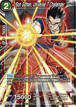 Image for Son Gohan, Universe 7 Challenger (Tournament Pack Vol. 7) (Tournament Promotion Cards) (P-364) - Dragon Ball Super: Masters