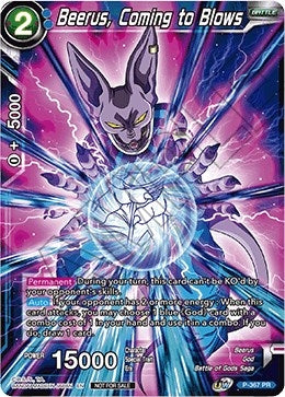 Image for Beerus, Coming to Blows (Tournament Pack Vol. 7) (Tournament Promotion Cards) (P-367) - Dragon Ball Super: Masters