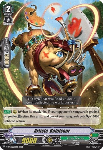 Image for Artiste, Babilsaur (V Promo Cards) (V-PR/0217EN) - Cardfight Vanguard
