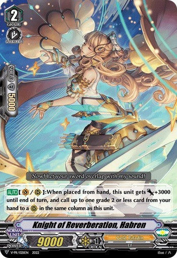 Image for Knight of Reverberation, Habren (V Promo Cards) (V-PR/0211EN) - Cardfight Vanguard