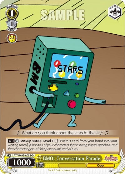Image for BMO: Conversation Parade (Adventure Time) (AT/WX02-A05) - Weiss Schwarz