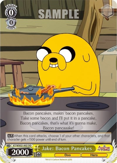 Image for Jake: Bacon Pancakes (Adventure Time) (AT/WX02-A02) - Weiss Schwarz