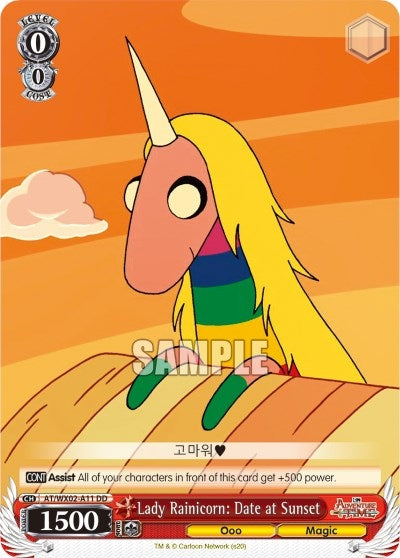 Image for Lady Rainicorn: Date at Sunset (Adventure Time) (AT/WX02-A11) - Weiss Schwarz