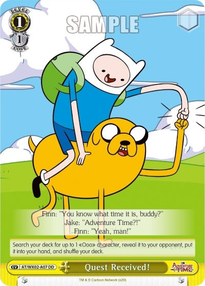 Image for Quest Received! (Adventure Time) (AT/WX02-A07) - Weiss Schwarz