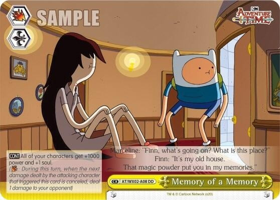 Image for Memory of a Memory (Adventure Time) (AT/WX02-A08) - Weiss Schwarz