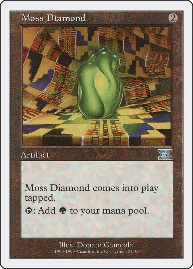 Image for Moss Diamond (Classic Sixth Edition) (301) - Magic: The Gathering