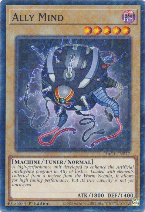 Image for Ally Mind (Duel Terminal) (Hidden Arsenal: Chapter 1) (HAC1-EN077) - YuGiOh