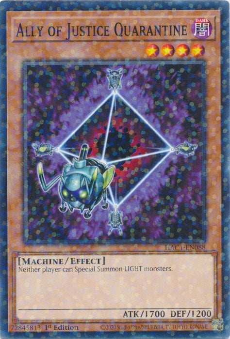 Image for Ally of Justice Quarantine (Duel Terminal) (Hidden Arsenal: Chapter 1) (HAC1-EN088) - YuGiOh