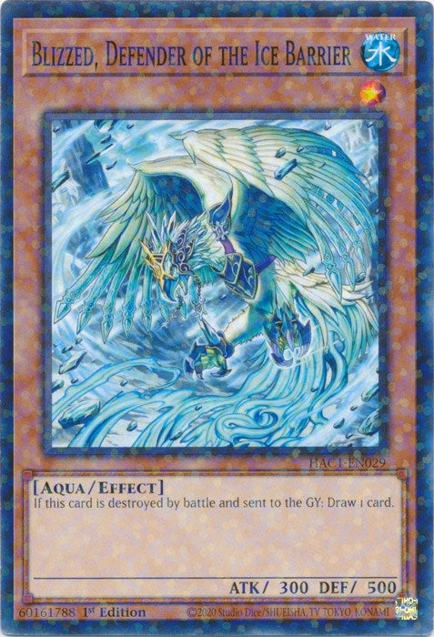 Image for Blizzed, Defender of the Ice Barrier (Duel Terminal) (Hidden Arsenal: Chapter 1) (HAC1-EN029) - YuGiOh