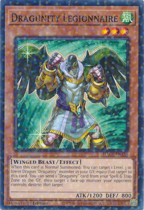 Image for Dragunity Legionnaire (Duel Terminal) (Hidden Arsenal: Chapter 1) (HAC1-EN150) - YuGiOh