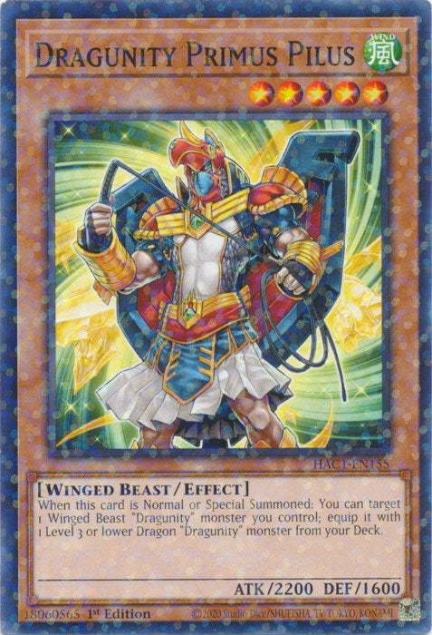 Image for Dragunity Primus Pilus (Duel Terminal) (Hidden Arsenal: Chapter 1) (HAC1-EN155) - YuGiOh
