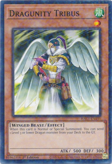 Image for Dragunity Tribus (Duel Terminal) (Hidden Arsenal: Chapter 1) (HAC1-EN151) - YuGiOh