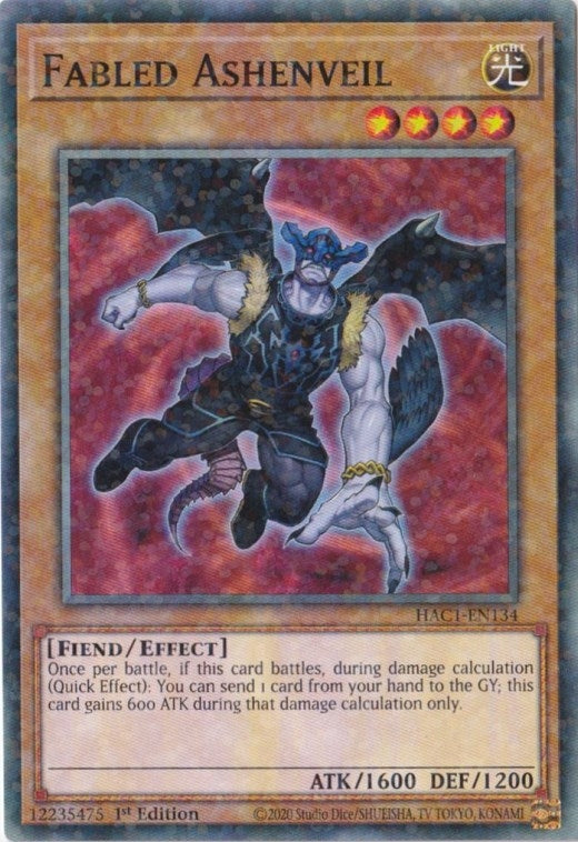 Image for Fabled Ashenveil (Duel Terminal) (Hidden Arsenal: Chapter 1) (HAC1-EN134) - YuGiOh